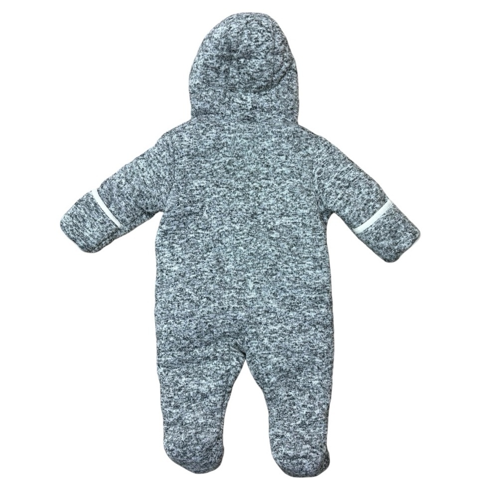 Ben Sherman Infant Snowsuit Sweater Fleece Lined Winter Pram Suit Size 6-9 Month - Picture 3 of 5